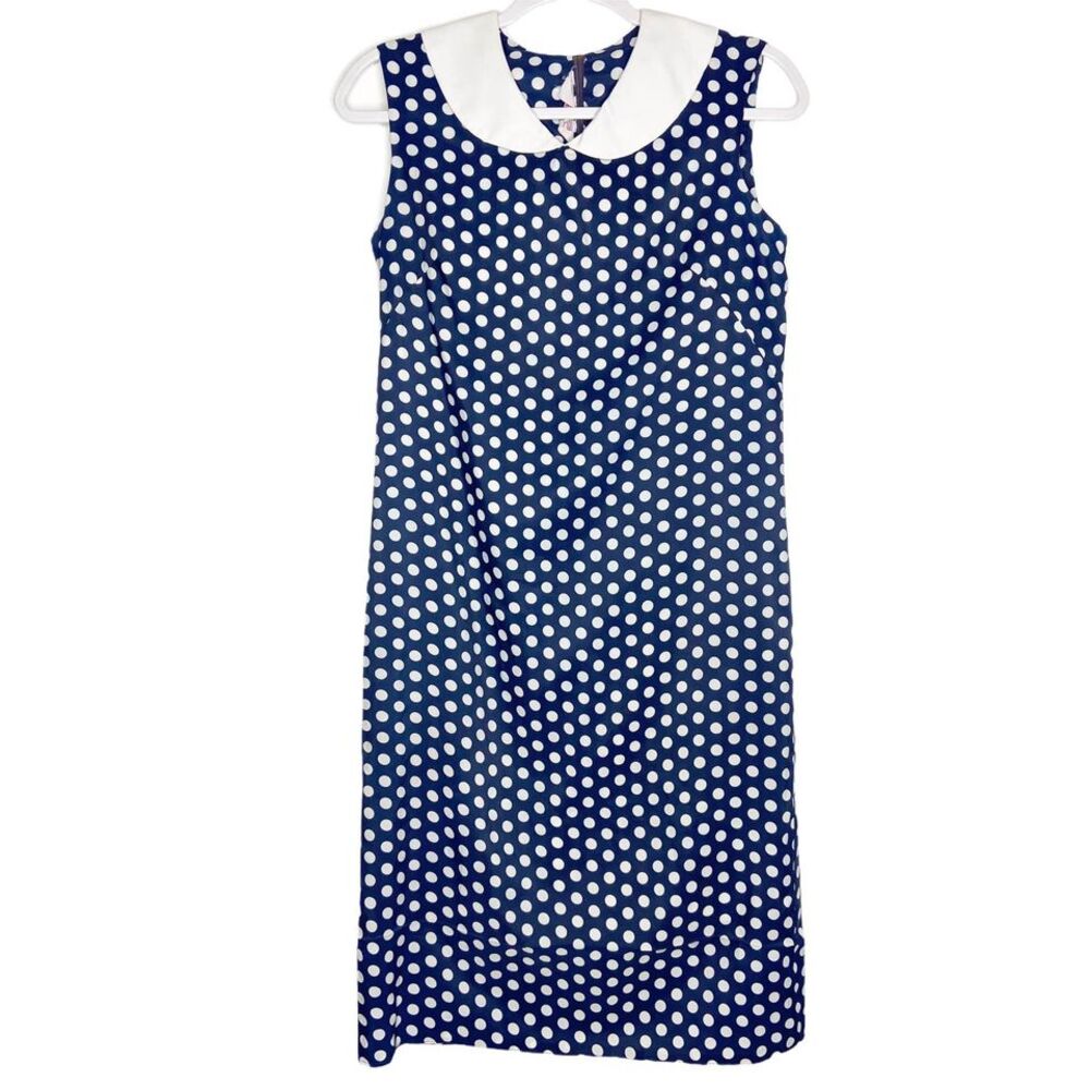Vintage Fritzi Peter Pan Collar Polka Dot Dress